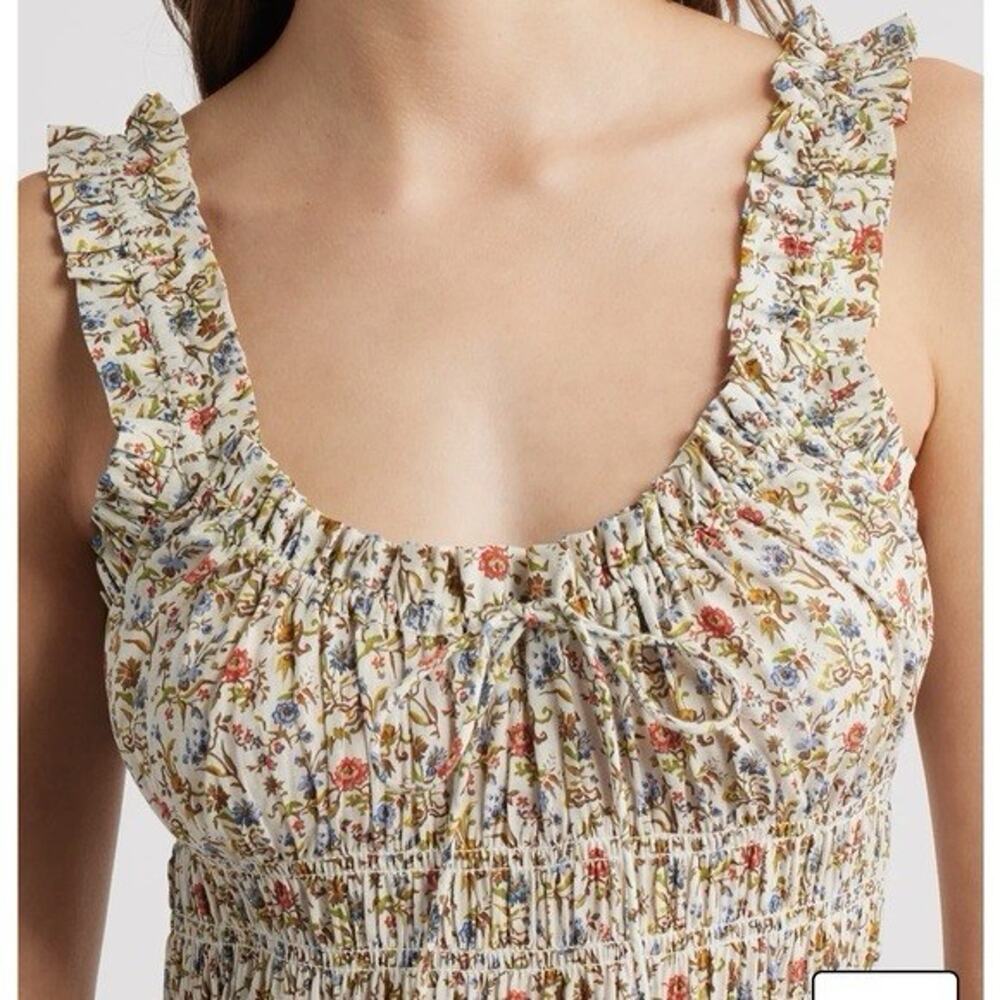 NWT DÔEN Emmaretta Dress Jardin Du Chateau Floral Organic Cotton XXL - Picture 3 of 15